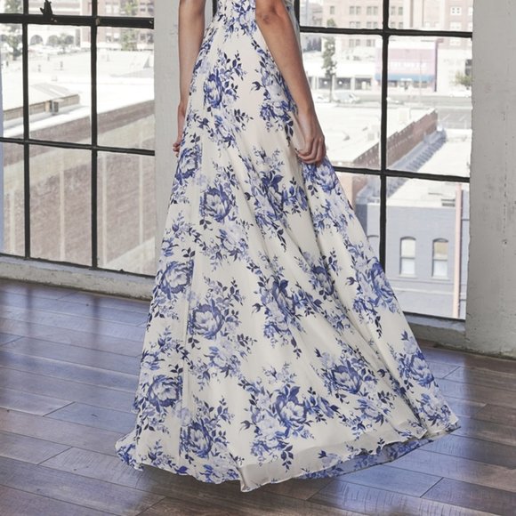 Sweetheart Neck A-Line Leg Slit Dress AC4001 - Picture 4 of 6